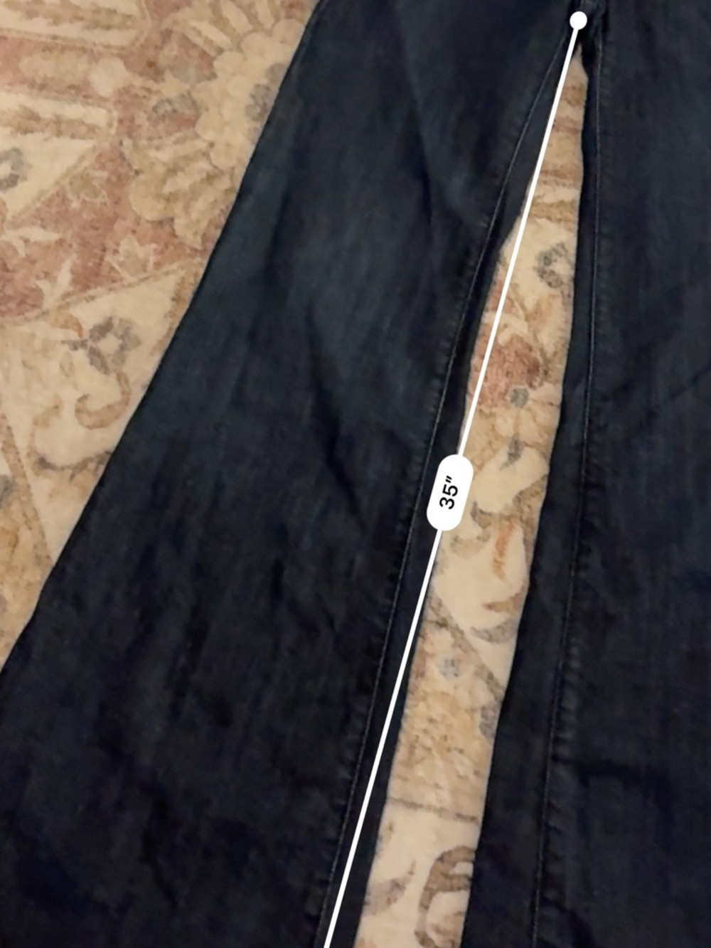 Anlo Dark Wash Flare Jeans - Picture 4 of 9